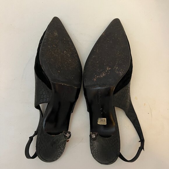 Salvatore Ferragamo Sling Backs (9) - Picture 3 of 3